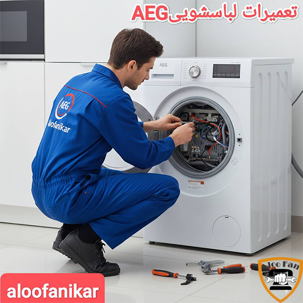 AEG washing machine installation and repair agency with 180-day warranty throughout Tehran